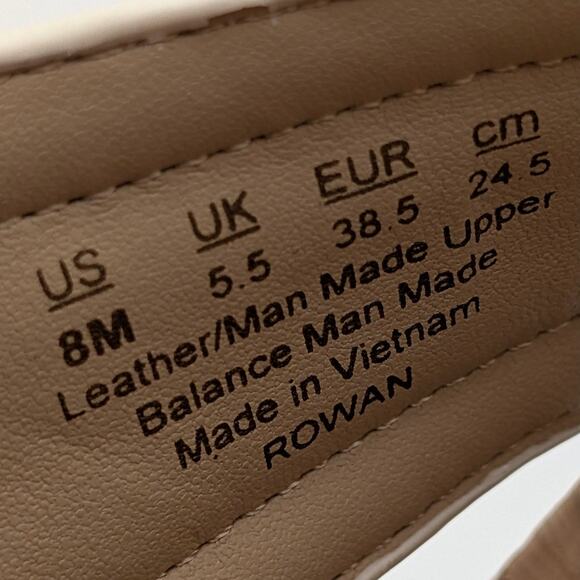 Sam Edelman Rowan Double Strap Slide Sandals Women's Natural Size US8M EU38.5 - Picture 7 of 13